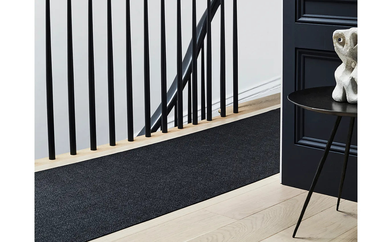 35x48 Woven Floor Mats Boucle -Noir