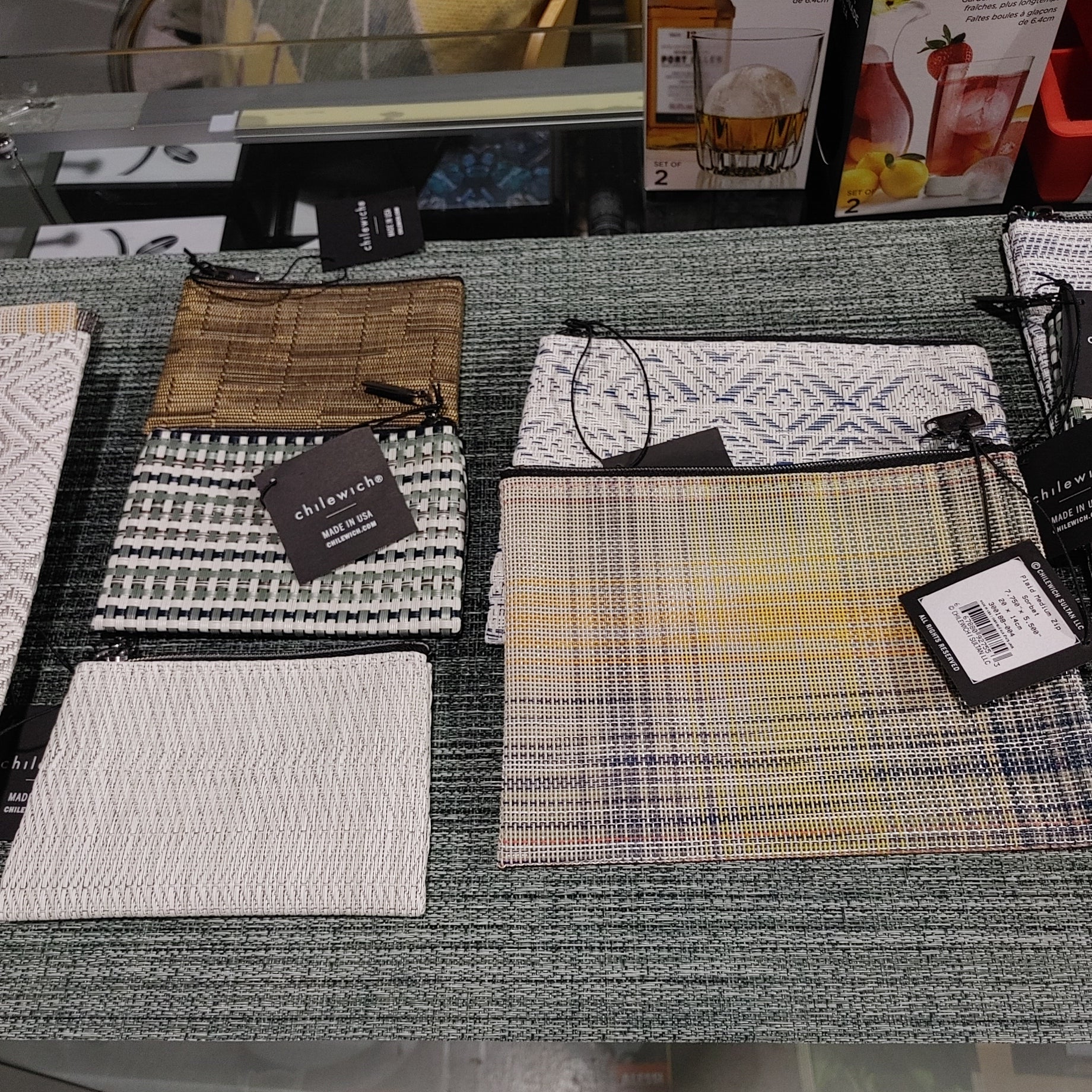 * Sale Chilewich zipper bag small or medium or large LAST ONE! pouch