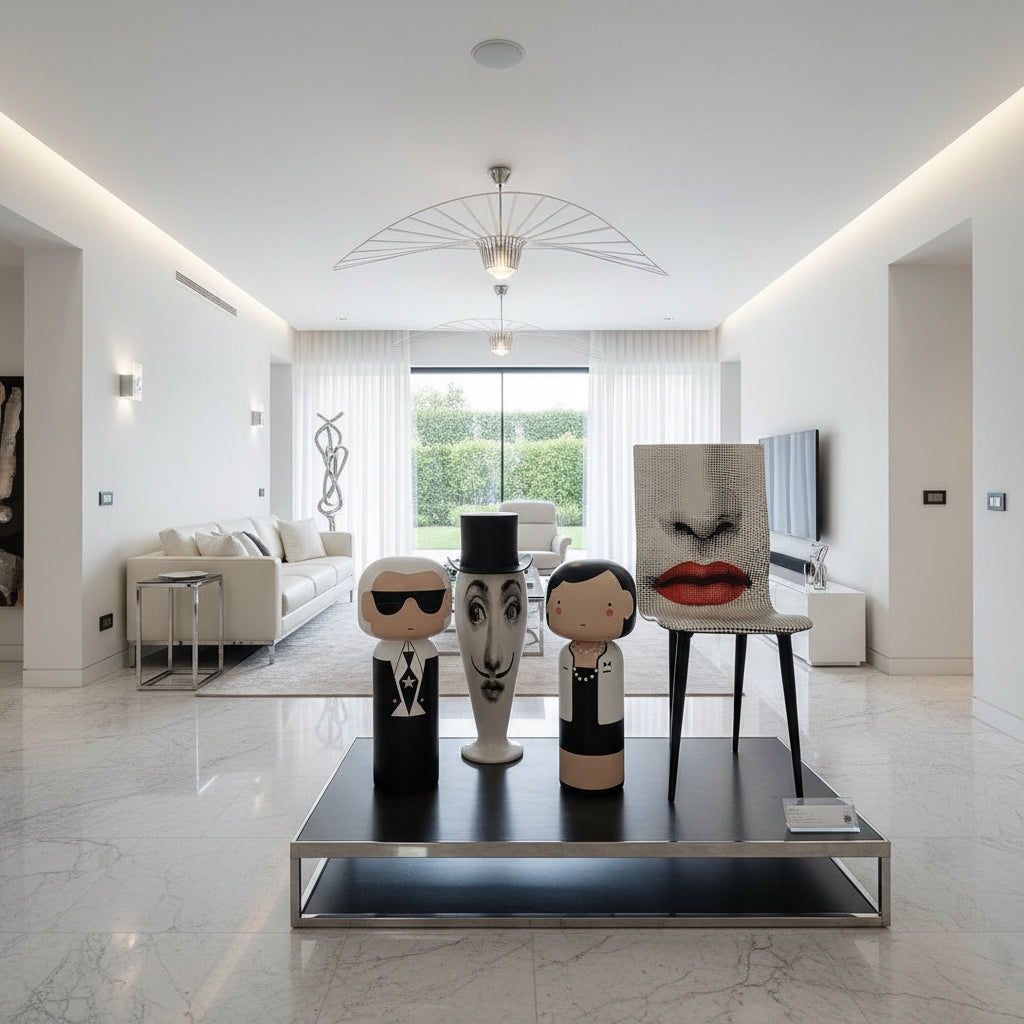 Fornasetti chair red bocca