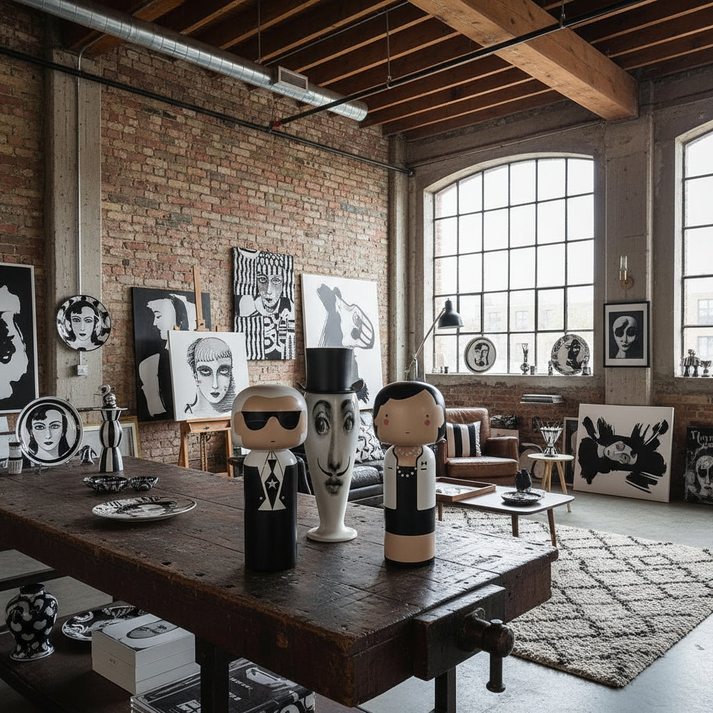 Kokeshi Doll by Sketch.Inc for Lucie Kaas Karl 60cm XXL