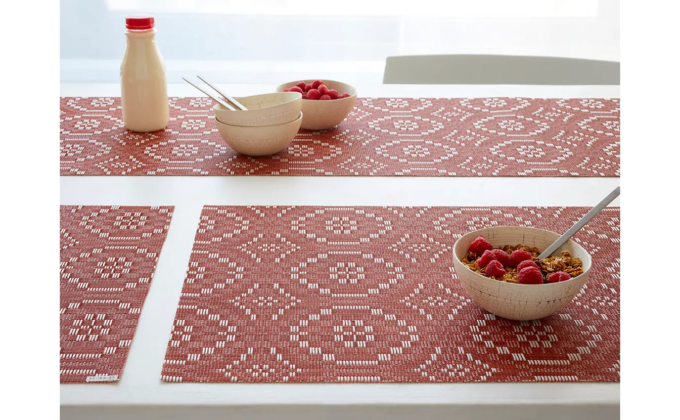 Chilewich Placemats Rectangle Overshot  Butterscotch
