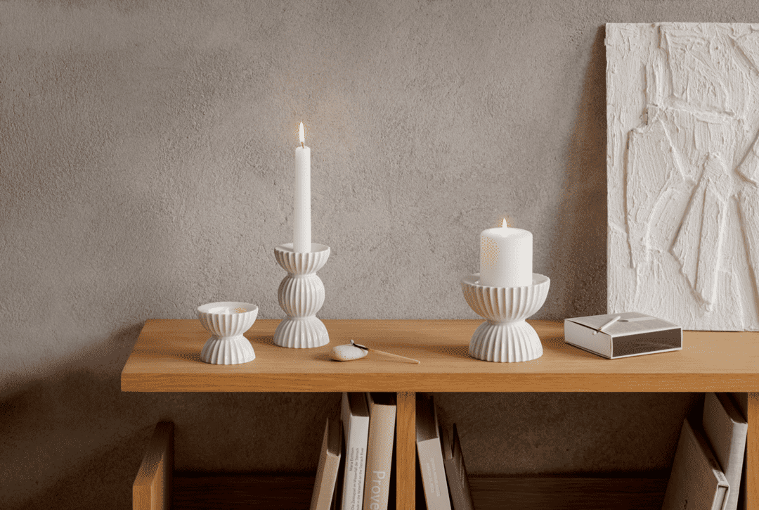 Tura 11.5 cm block candleholder