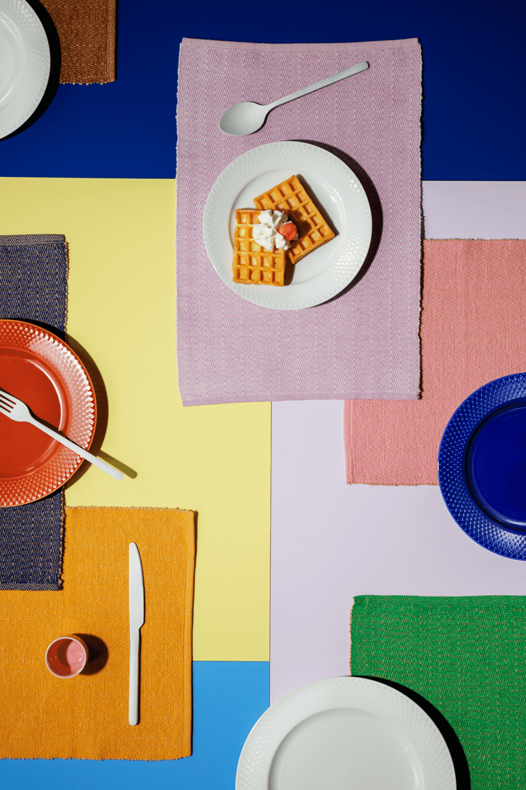 HERRINGBONE TEXTILES Place mat 43x30 cm Purple