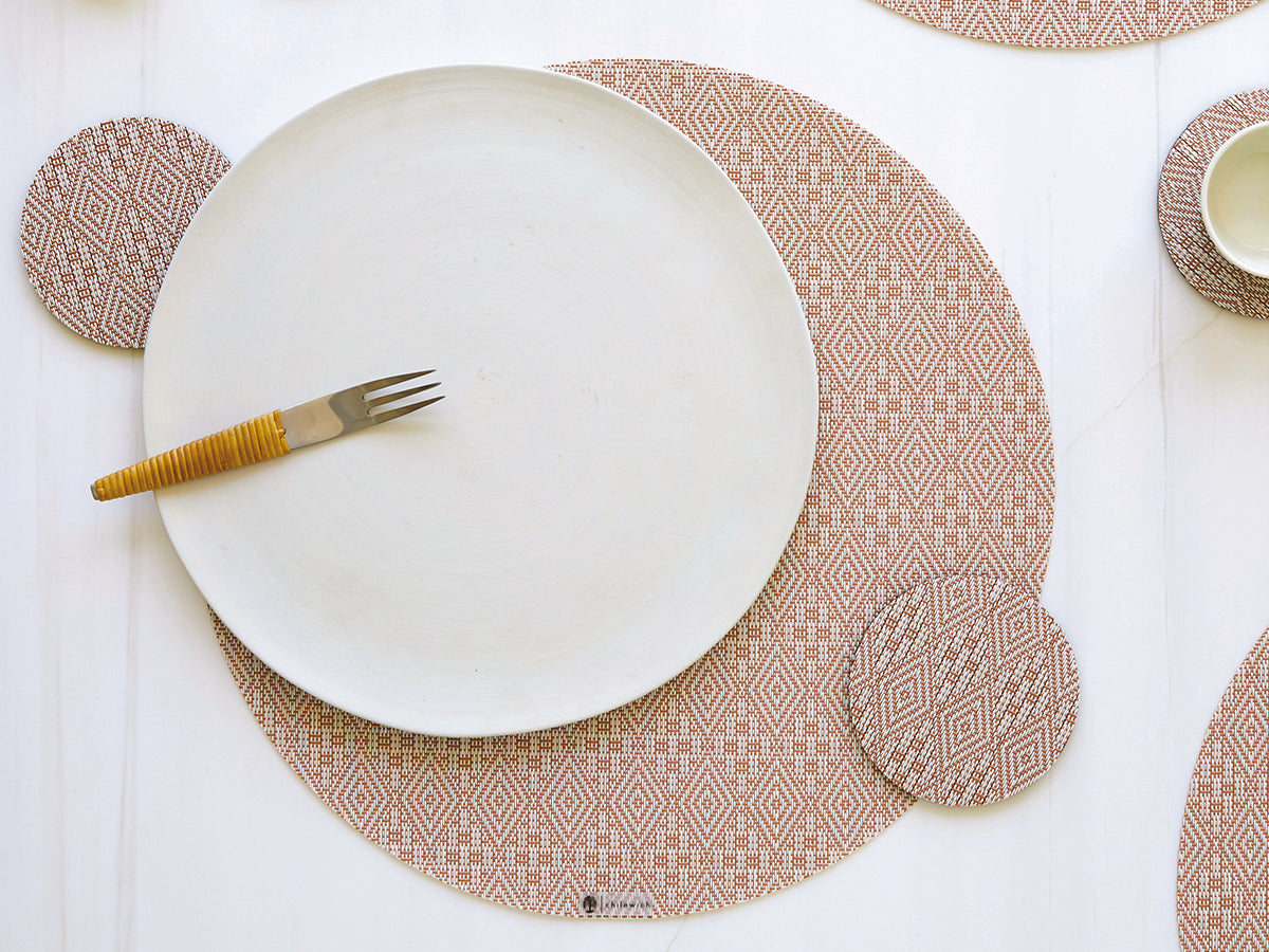 Chilewich Placemat Round Martha Stewart Boxwood (multiple colours)