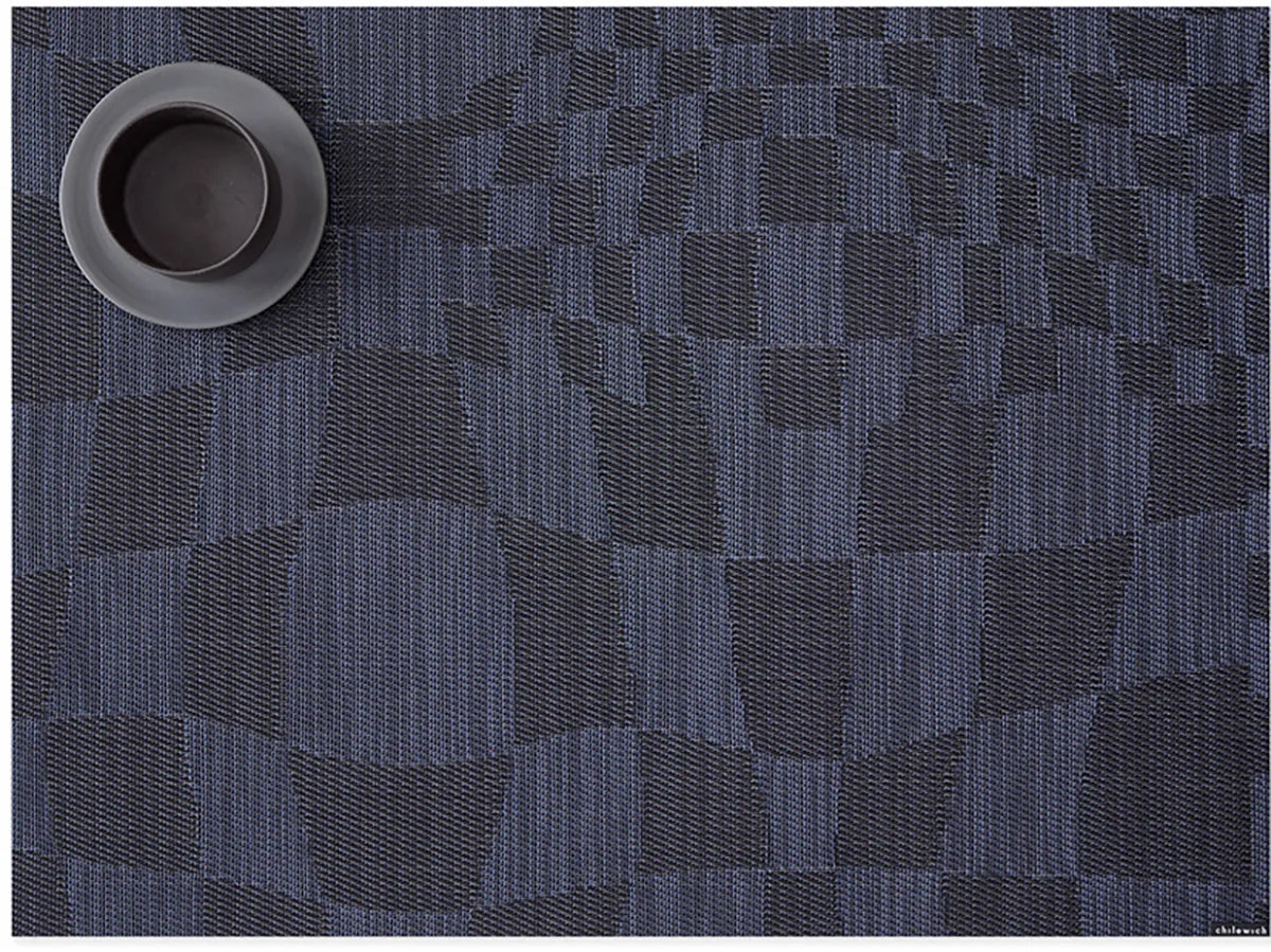 Chilewich Placemat Rectangle 14x19" Warp Ocean