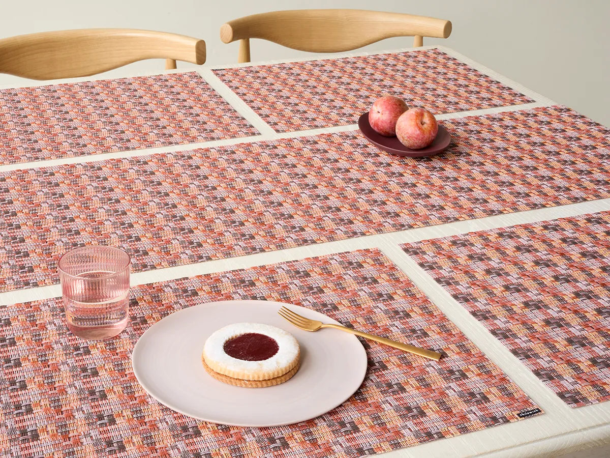 Chilewich Placemat Table Runner 14x72" Fable  Sorbet