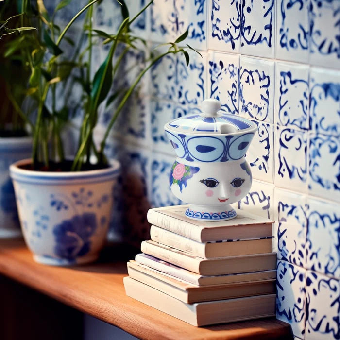 Dora Bowl Dia 3.7" Blue