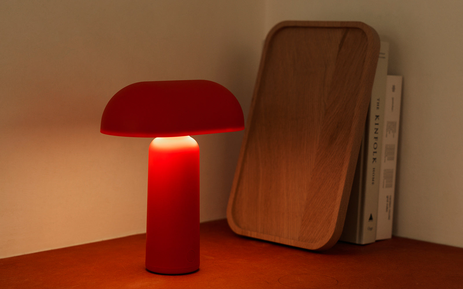 Porta Table Lamp Red