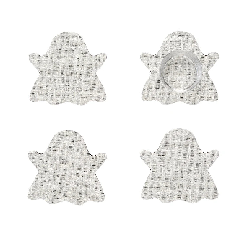 Chilewich Coasters Ghost Coasters - Marshmallow