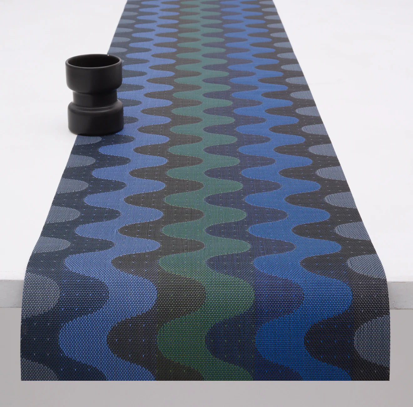 Chilewich Runner 14x72" Wiggle - Deep Sea