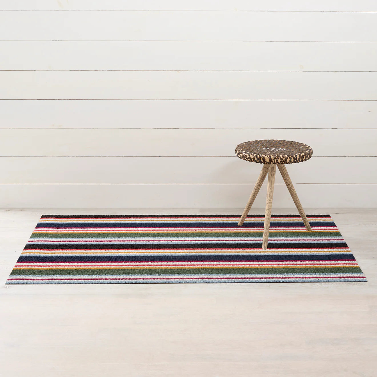 Shag Big Mat Shuffle Stripe -PETUNIA 36"x60"