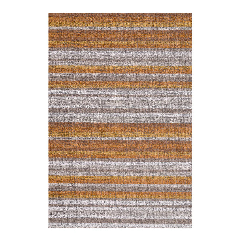 Horizon Stripe Shag Mats - Desert