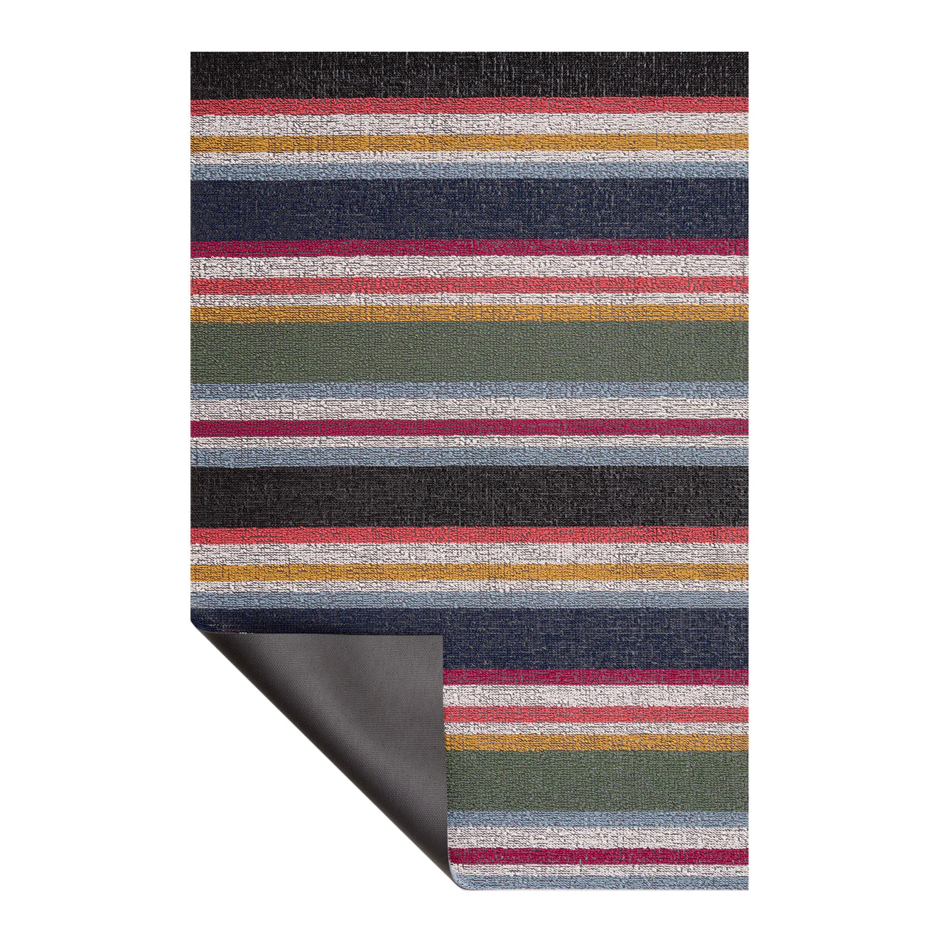 Shag Runner Mat Shuffle Stripe Shag Mats - Petunia 24"x72"