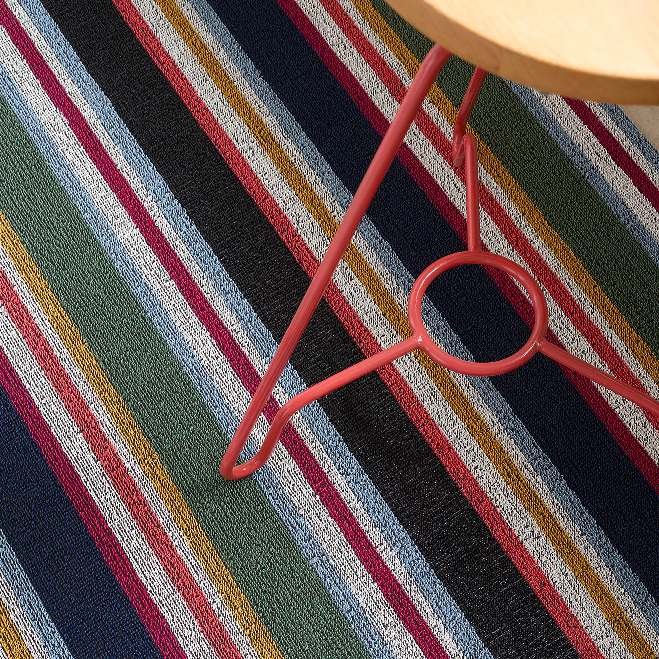 Shag Big Mat Shuffle Stripe -PETUNIA 36"x60"