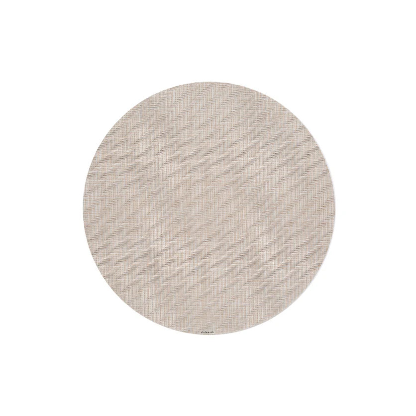 Foxtail Round Placemat Ecru