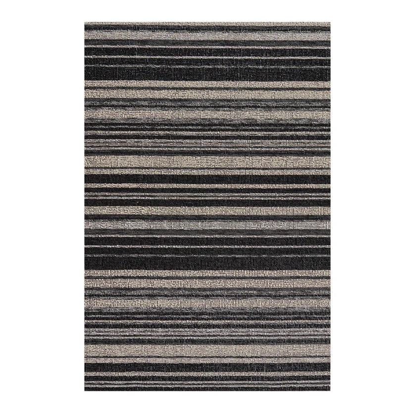 Echo Stripe Shag Mat - Shadow
