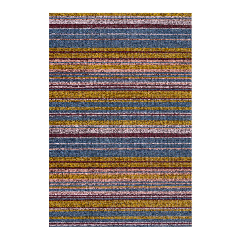 Echo Stripe Shag Mat - Dusk