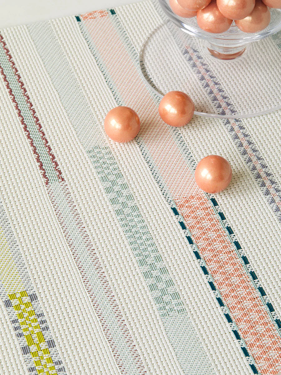Applique Rectangular Placemat Almond