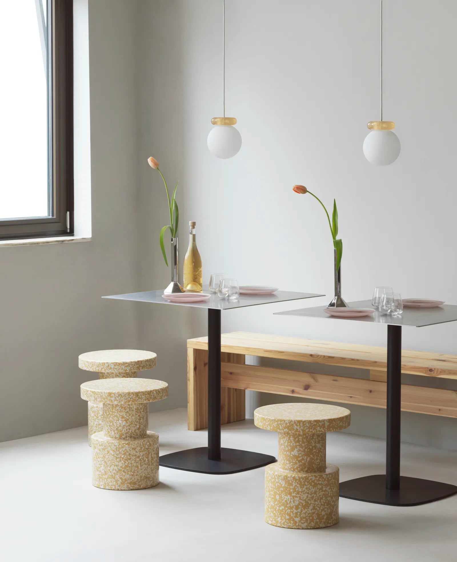 Bit Stool Grey
