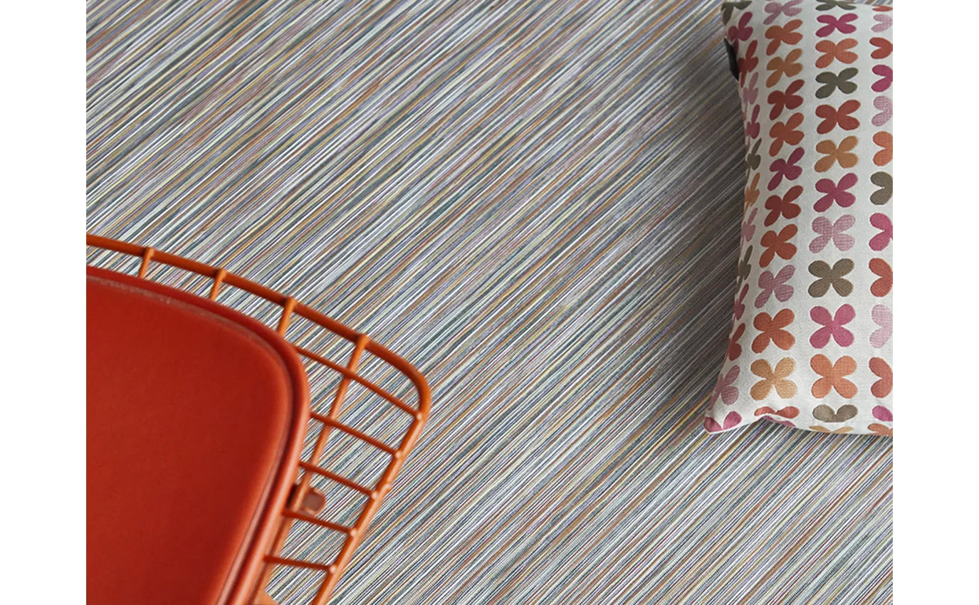 35x48 Woven Floor Mat Rib Weave Spice