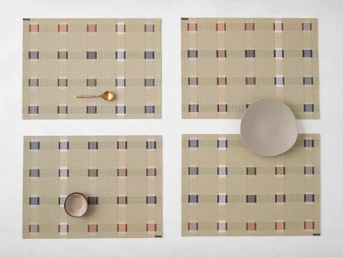 Chilewich Placemat Rectangle 14x19" Sampler Wheat