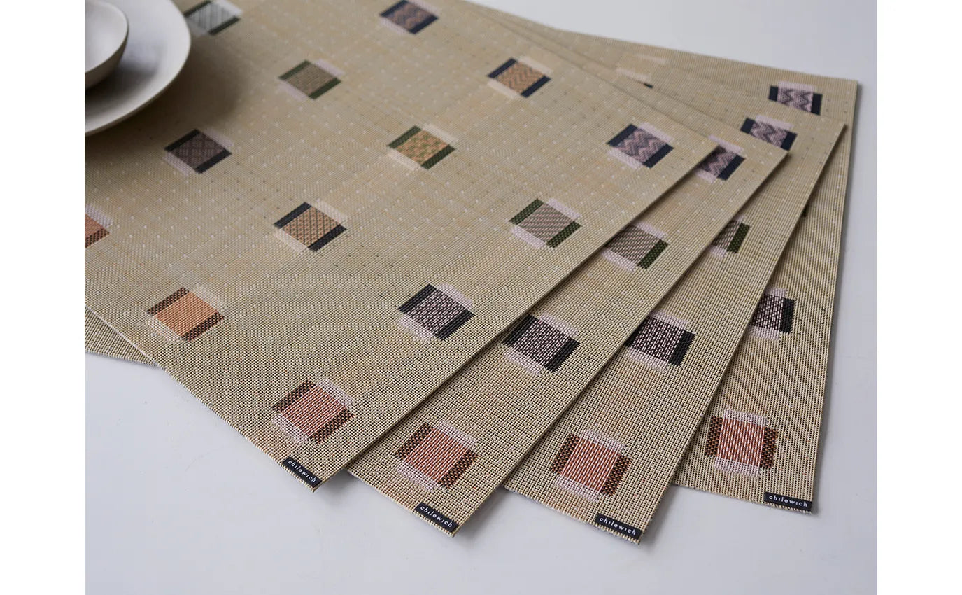 Chilewich Placemat Rectangle 14x19" Sampler Wheat