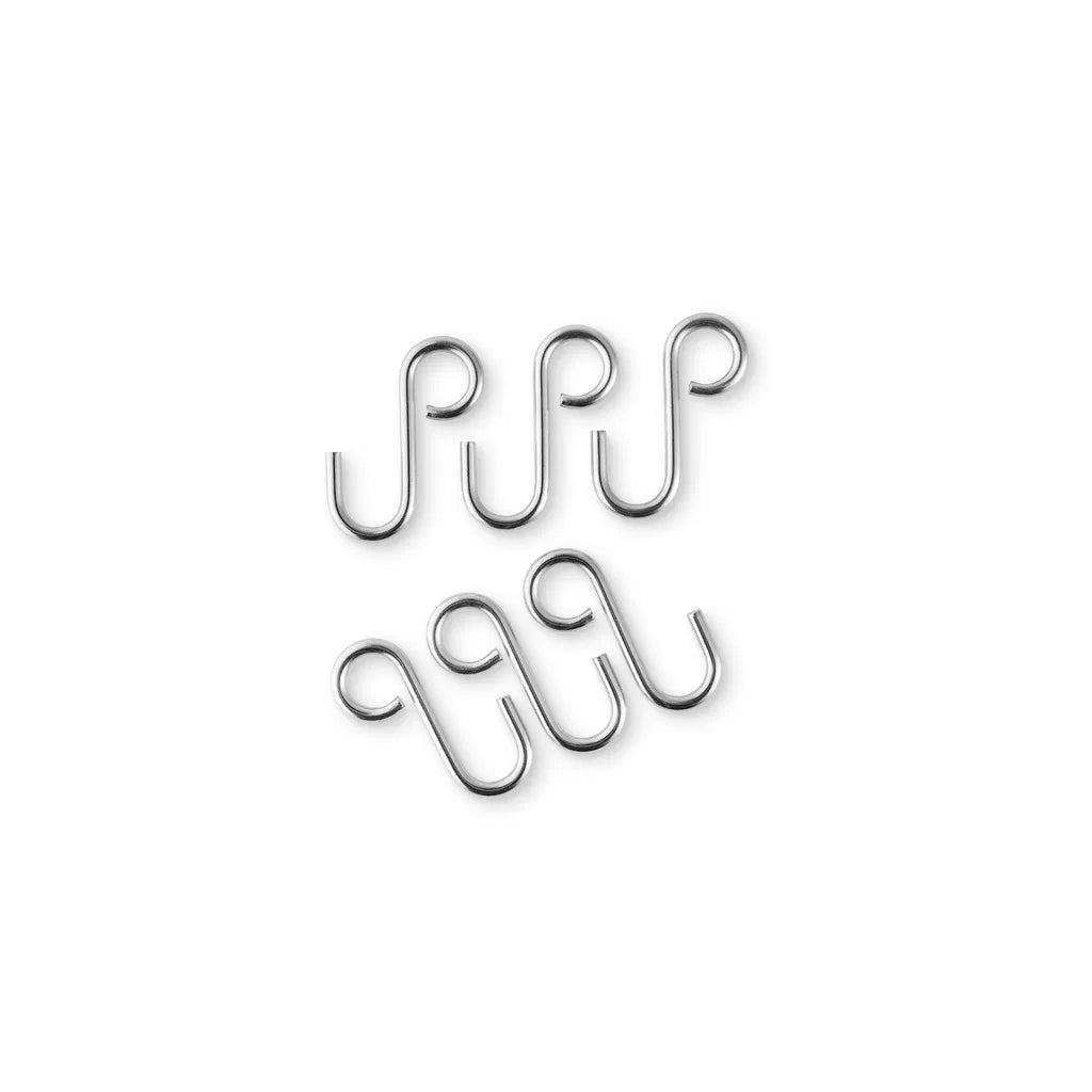 S hooks 6 pcs. Stainless steel