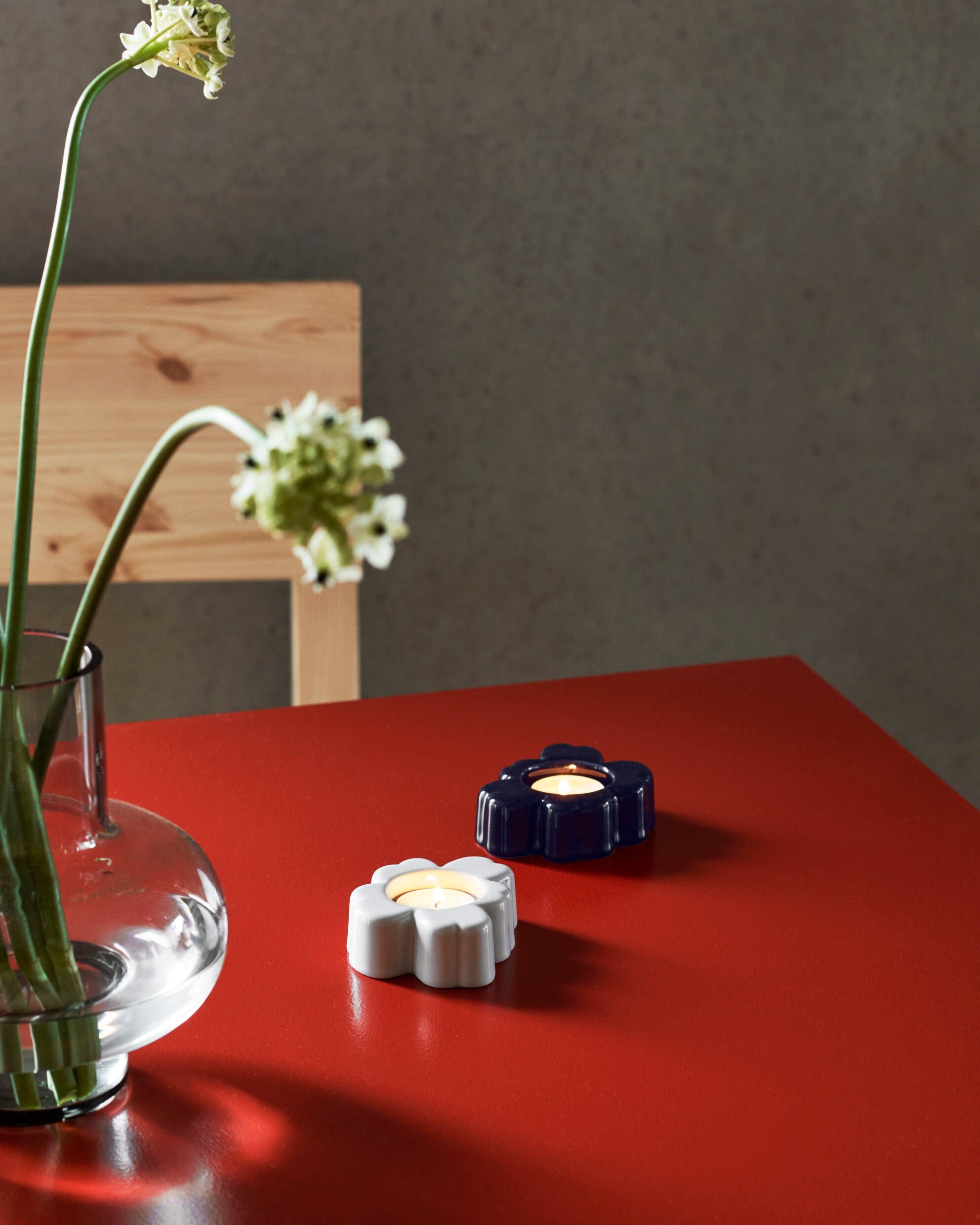 Unikko Kynttilälyhty Votive reddish brown