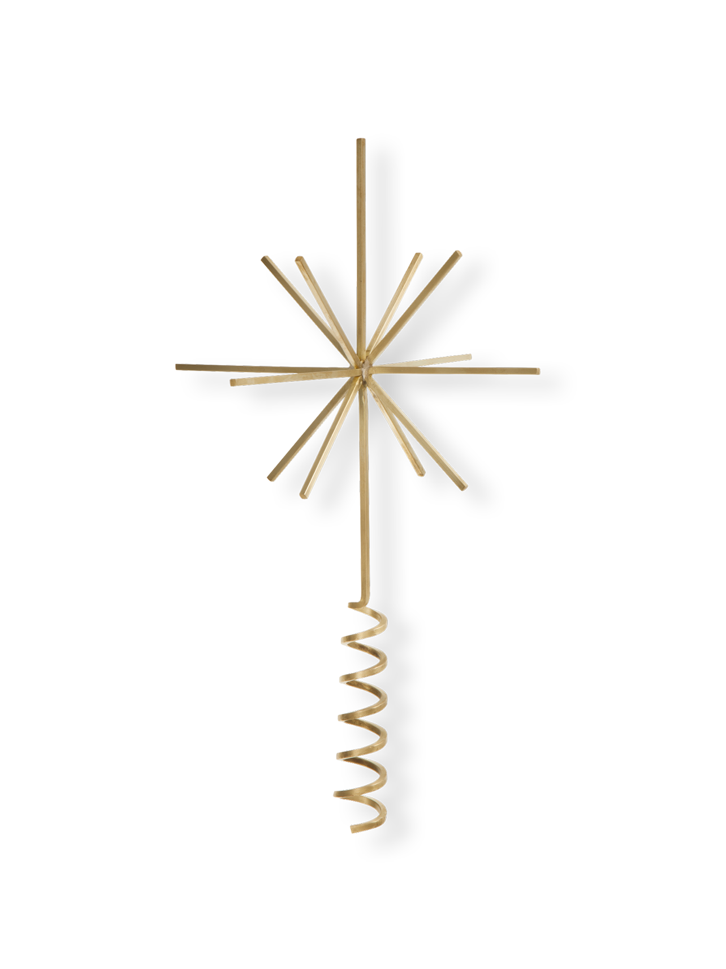 Christmas Tree Top Star -  Brass