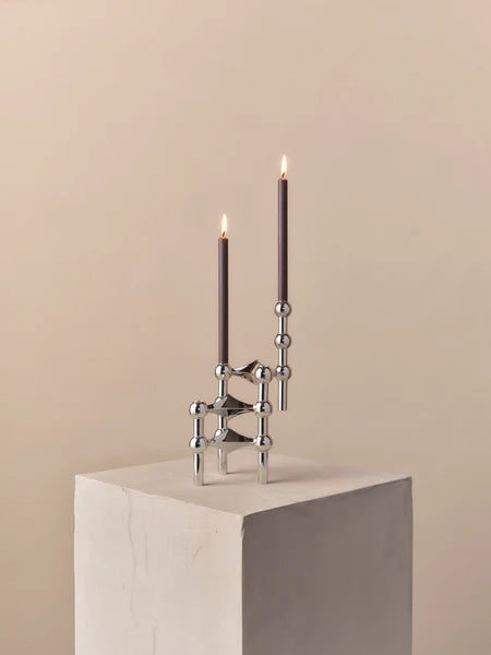 STOFF Nagel Candle, Hazelnut, Set of 12