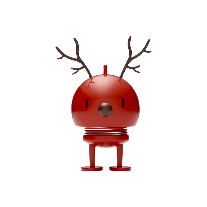 Hoptimist Medium Reindeer Bumble Red