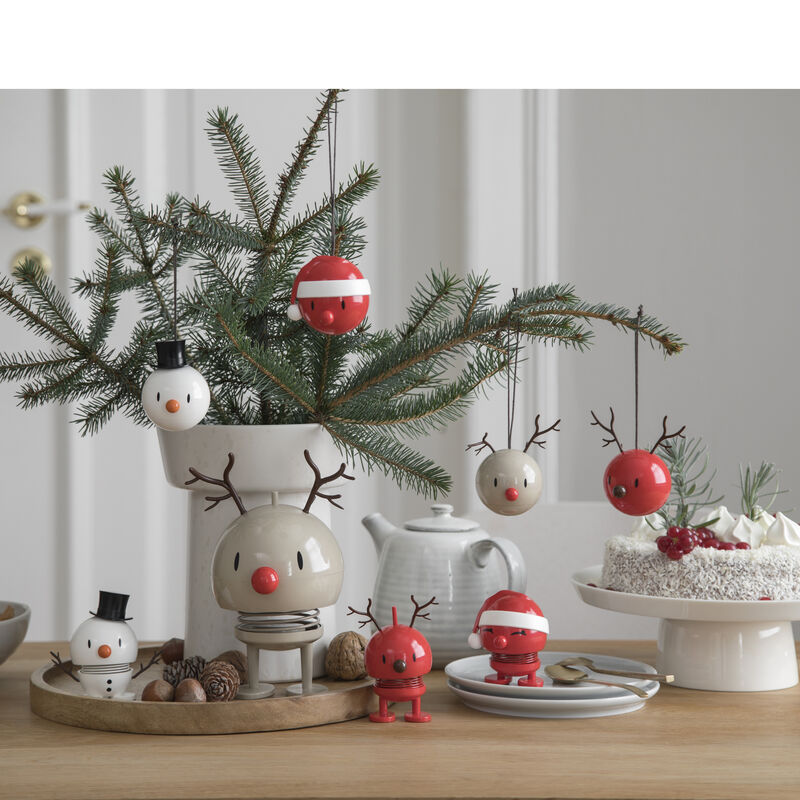 Hoptimist Medium Reindeer Bumble Red