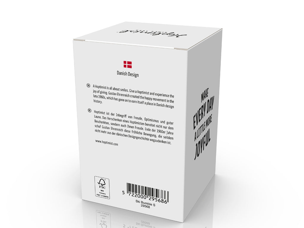 Small Soft Bumble Skiing Blue