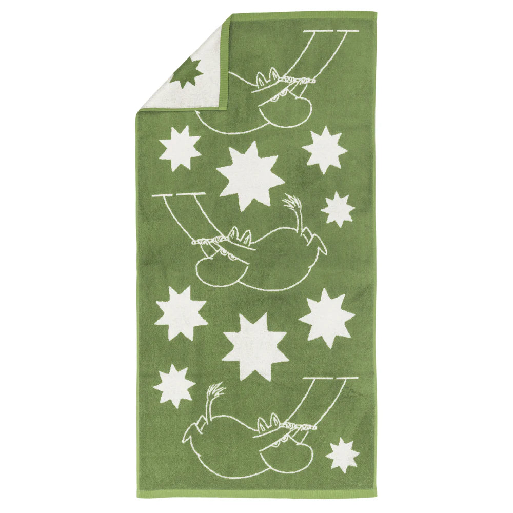 Moomin Bath Towel 70x140 cm, Moomintrollet stjärnor