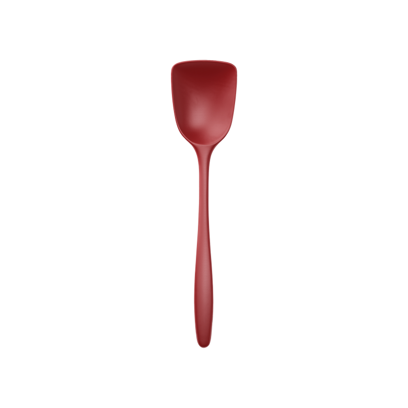 Classic Kitchen spoon broad shape Red