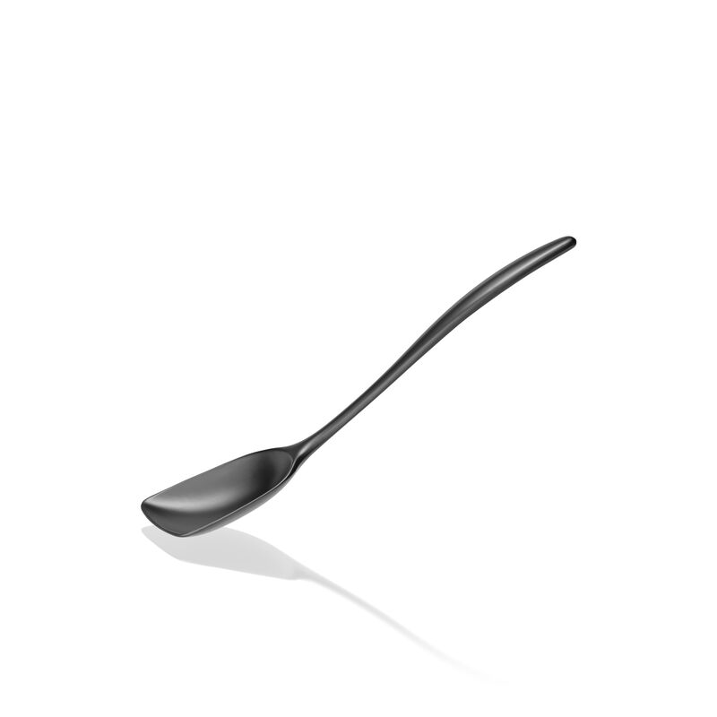 Classic Kitchen spoon broad shape Black