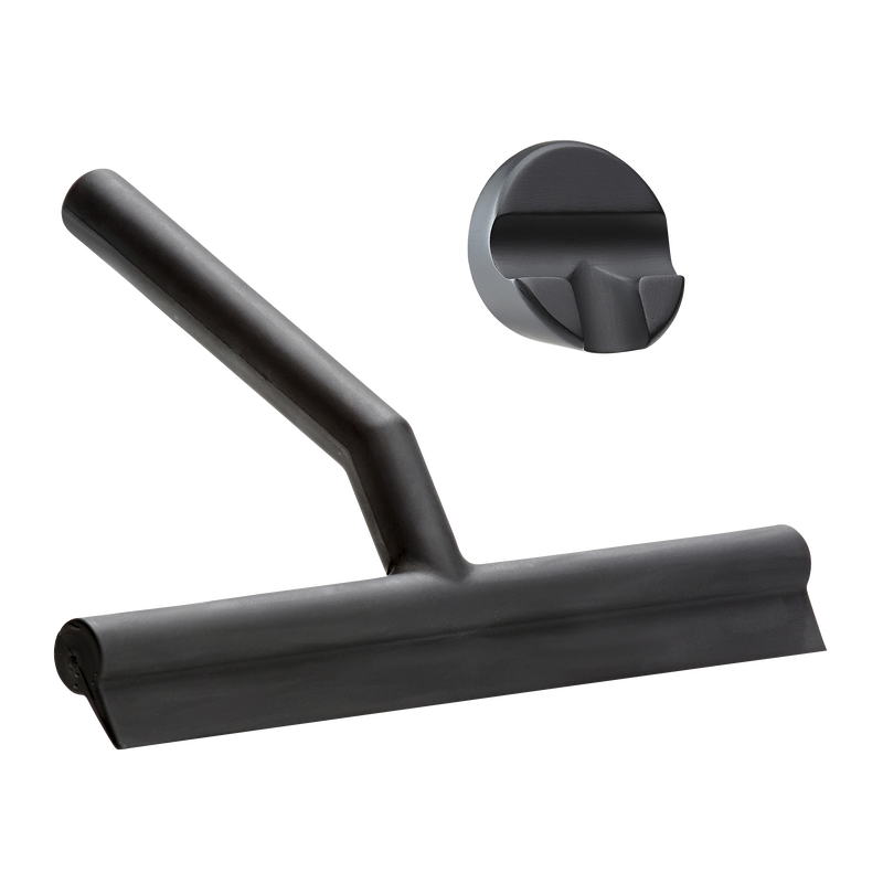 ZONE WIPER w/Holder Black 8x7"