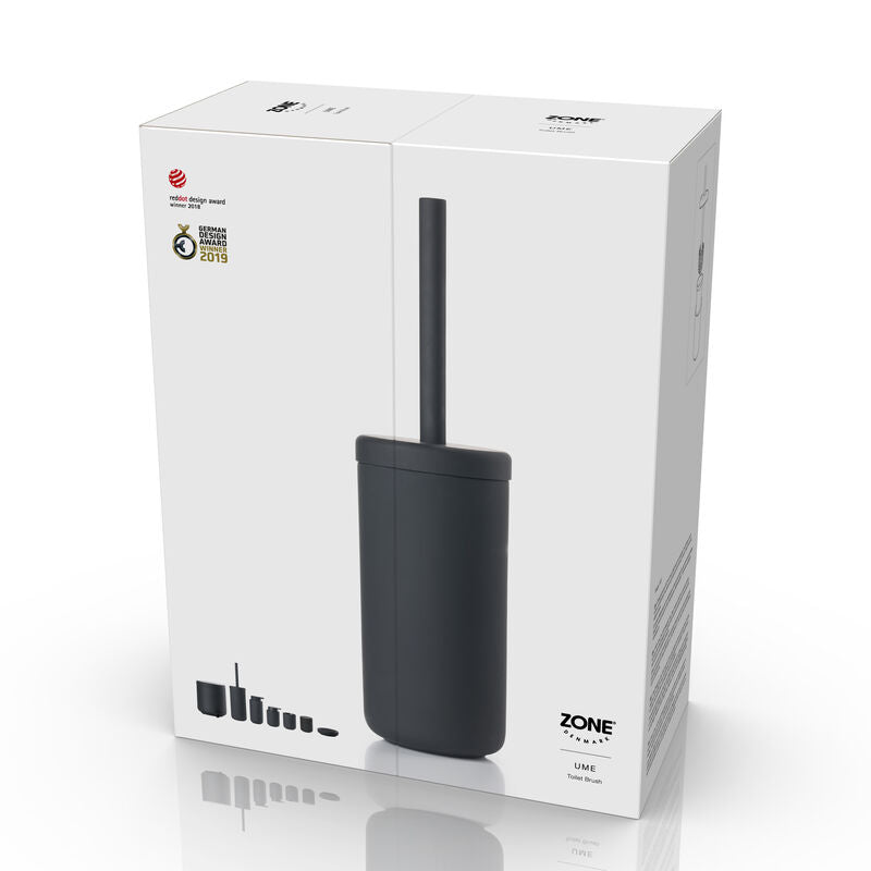ZONE UME Toilet brush Black 4x15"