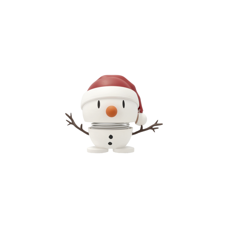 Small Santa Snowman Soft White