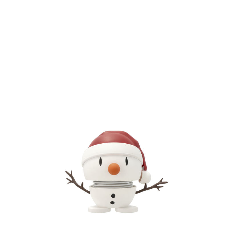 Small Santa Snowman Soft White