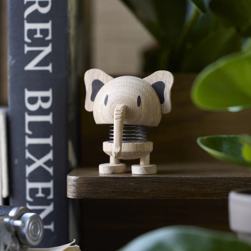 Hoptimist Small ANIMAL Elephant Wood Oak