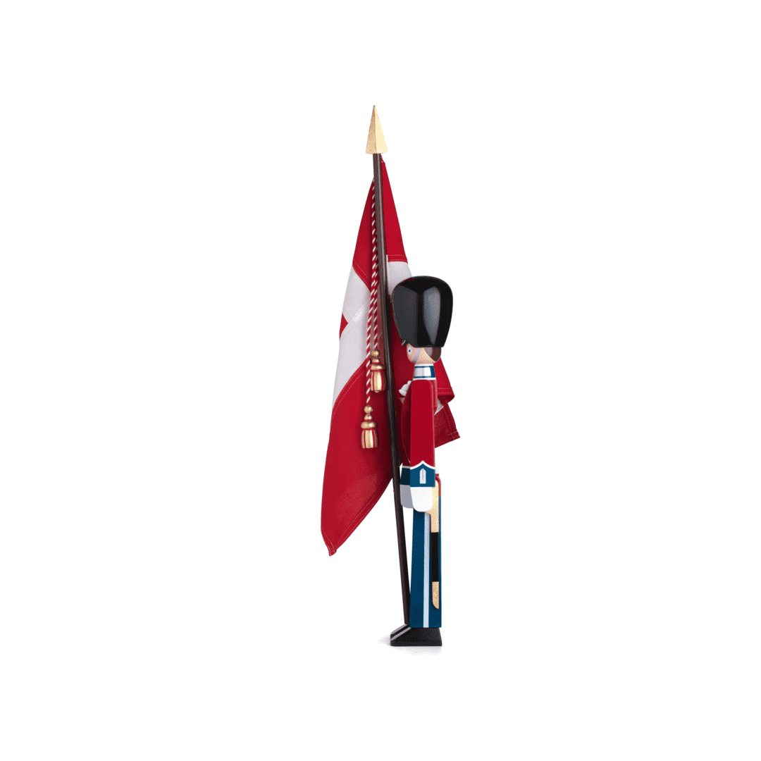 Kay Bojesen wooden Figure Guardsman Standard bearer Medium