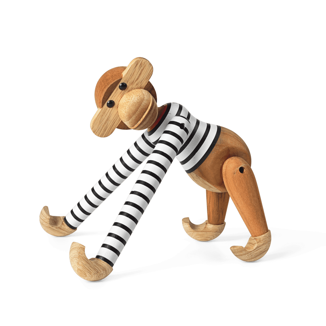 Kay Bojesen Monkey Small X MADS NØRGAARD -White / black