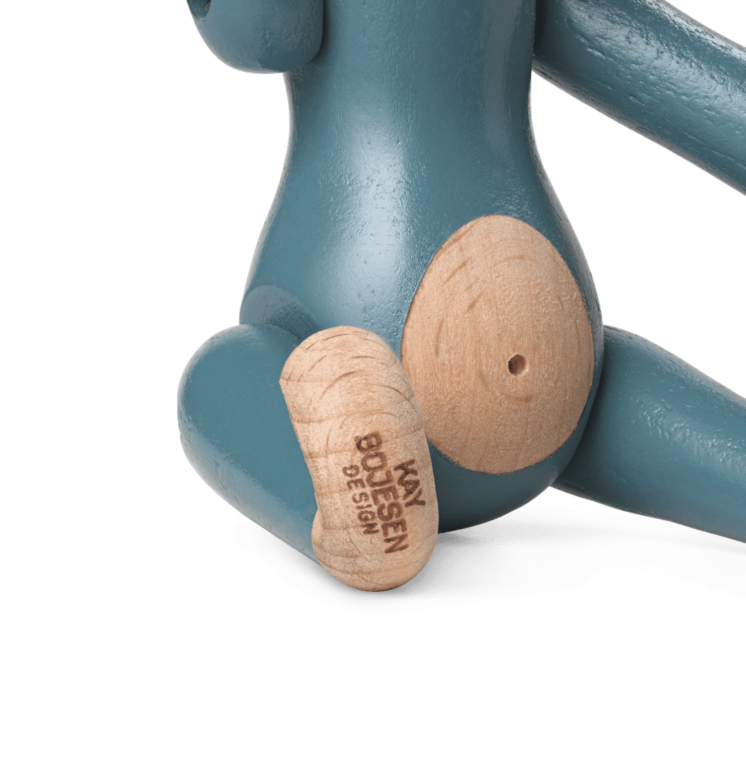 Kay Bojesen Monkey Mini Vintage Blue H: 9.5cm / 3.7"