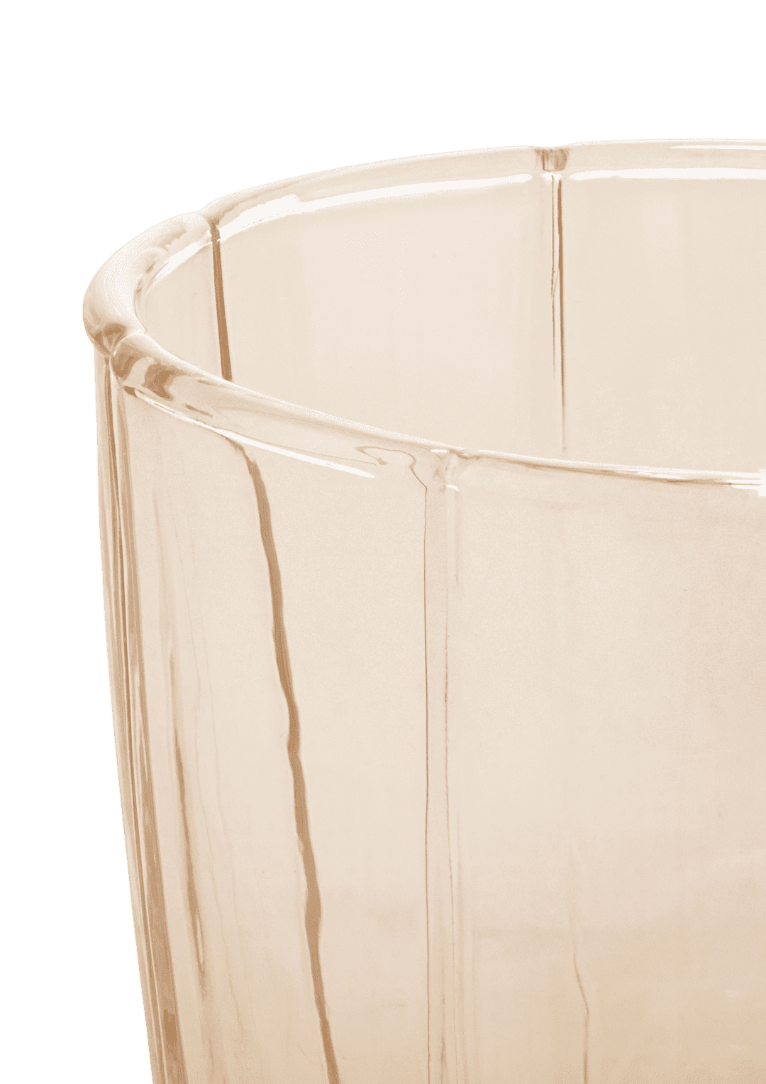 Lily drinking glass 32 cl 2-pack - Toffee rose *