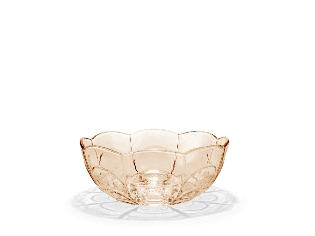 Lily Bowl Ø23 cm Brown Toffee rose *