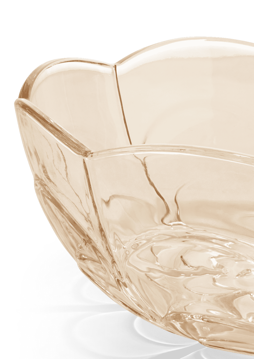 Lily Bowl Ø23 cm Brown Toffee rose *