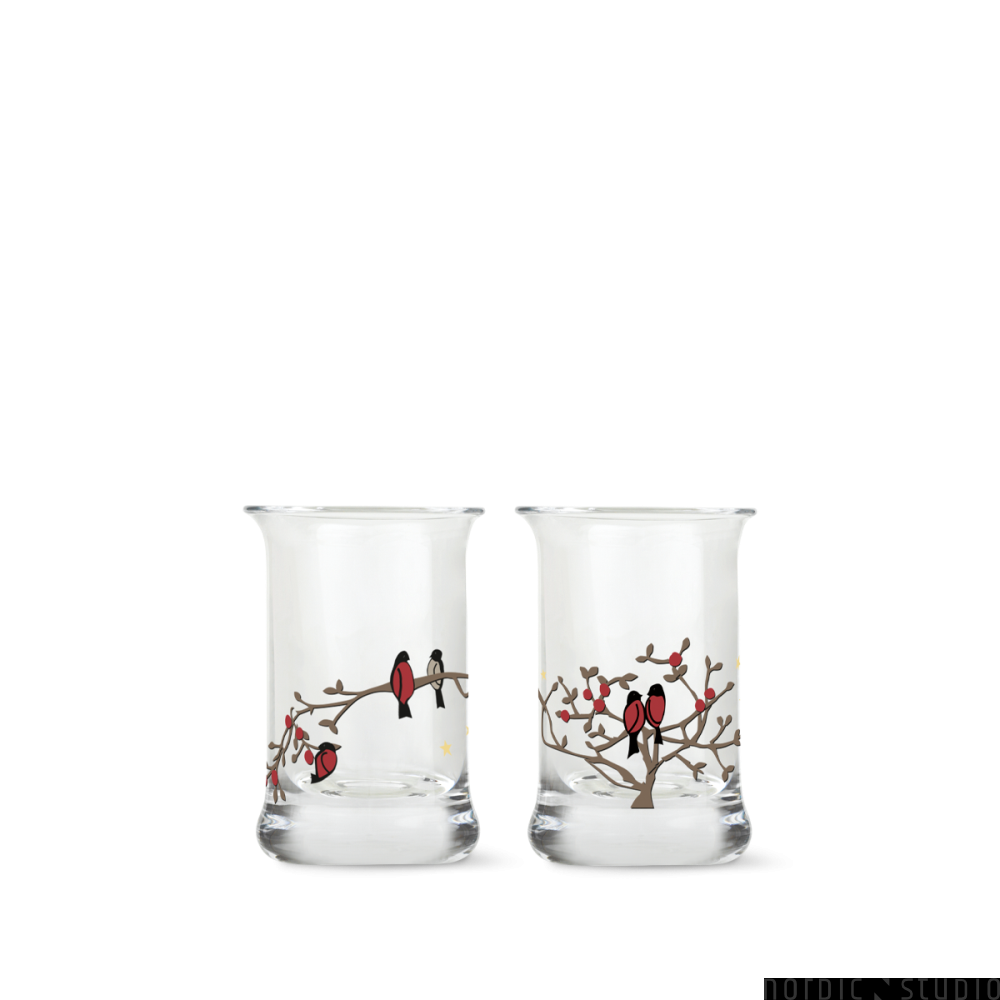 Holmegaard Christmas Dram glass 2 pc *