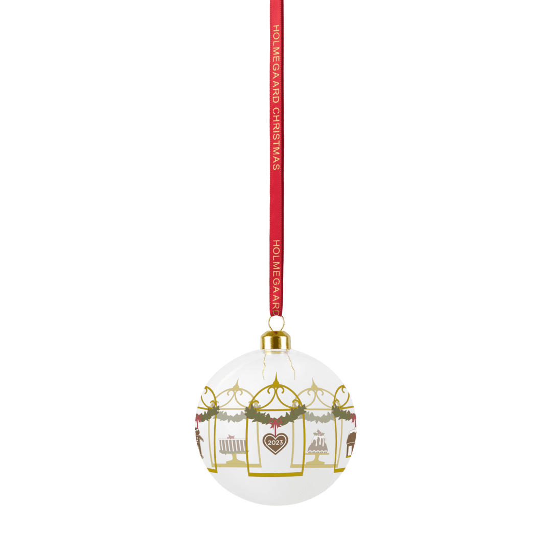 Holmegaard Christmas Annual Christmas Bauble 2023 Clear