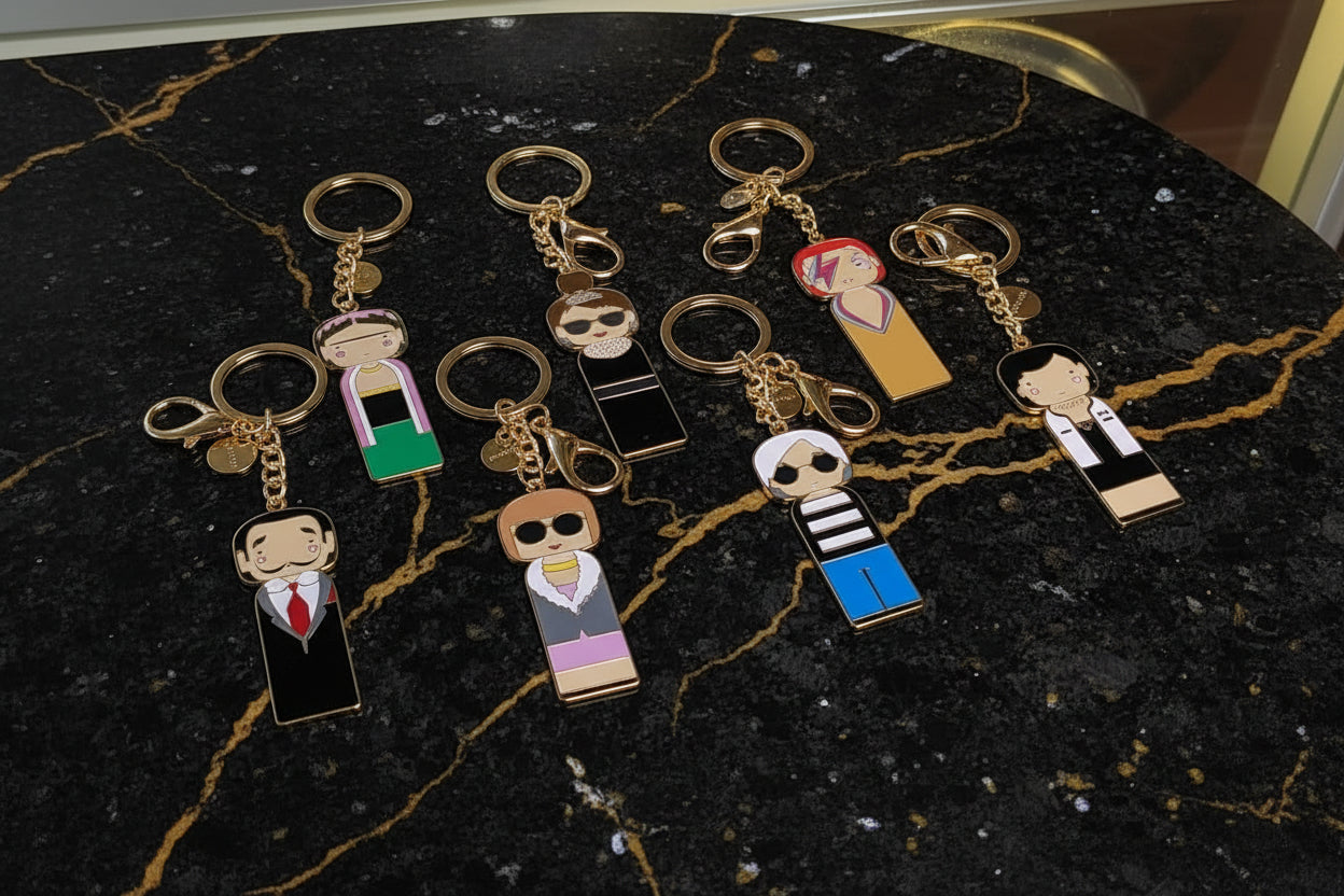 Sketch.inc Keychains by Lucie Kaas
